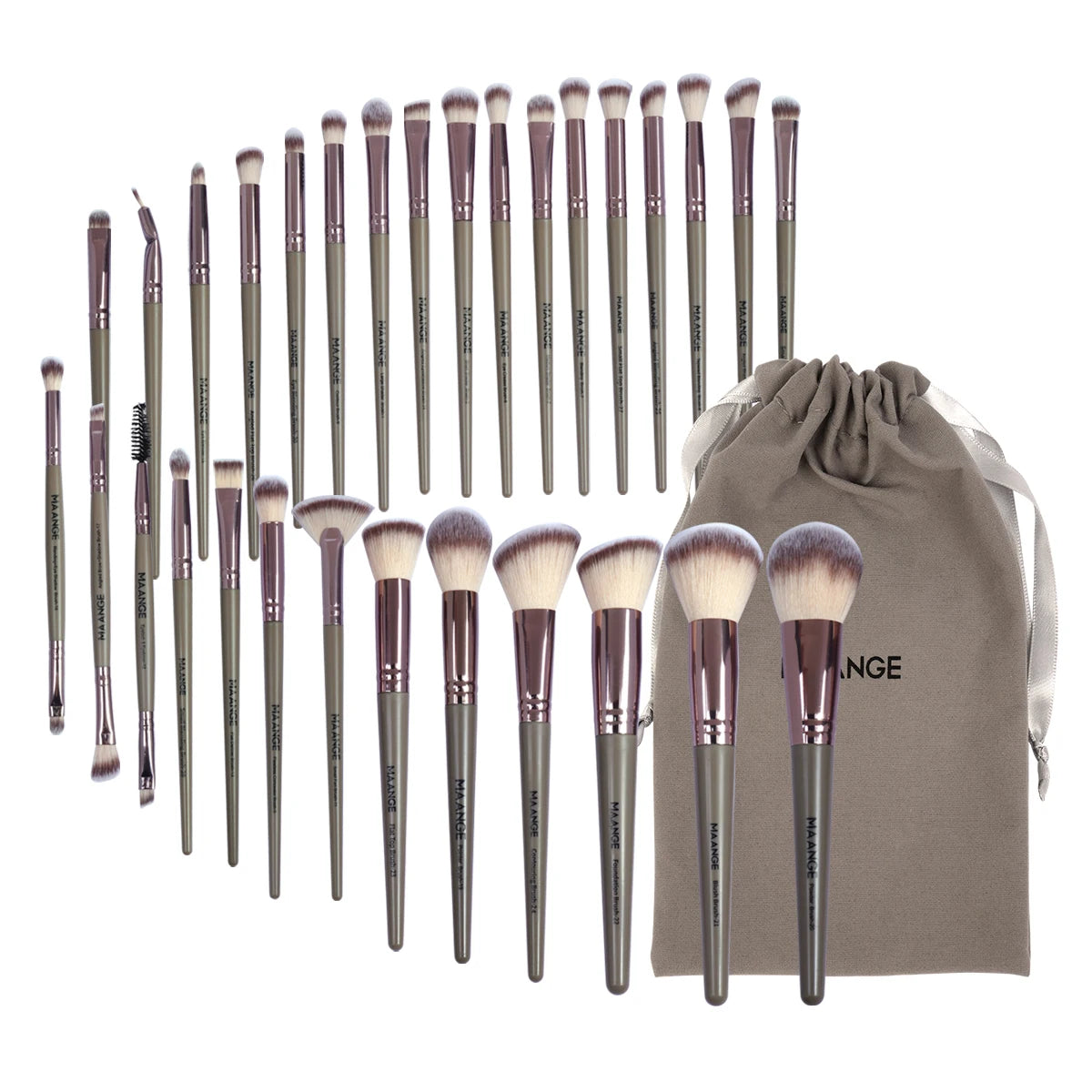 MAANGE 30pcs Professional Brush Set Vervelle
