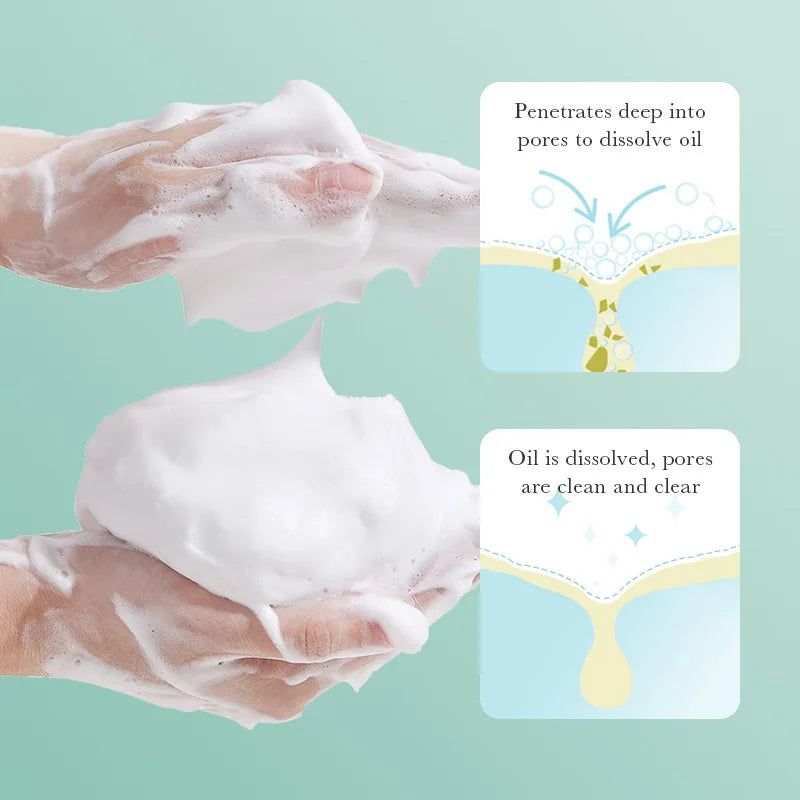 1/2pcs Salicylic Acid Facial Cleanser Acne Treatment Moisturizing Oil Control skincare Face Wash