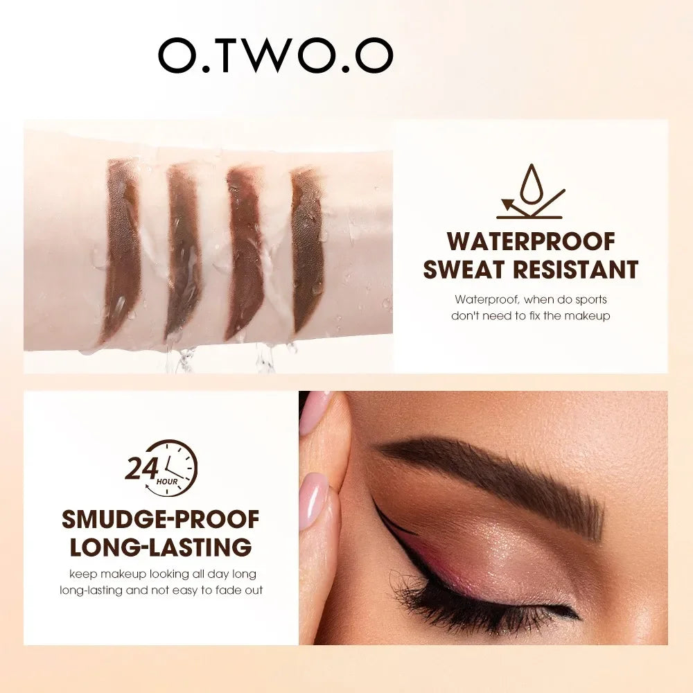 O.TWO.O Waterproof Eyebrow Pomade – Double-Use Brow Gel