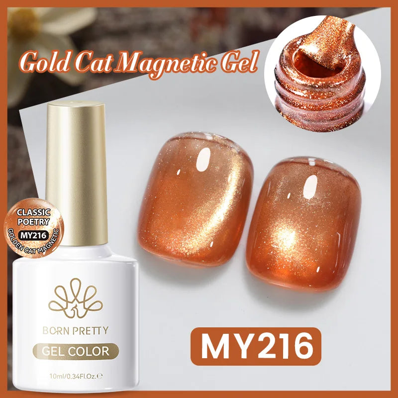 BORN PRETTY 10ml Silver Cat Magnetic Gel Nail Polish
