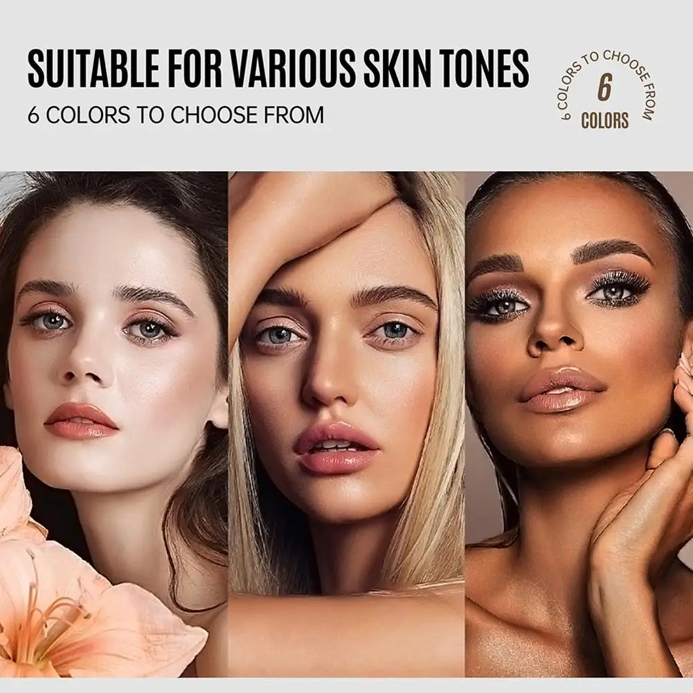 LOOKAVE Long-Lasting Liquid Foundation Full Coverage Matte Vervelle
