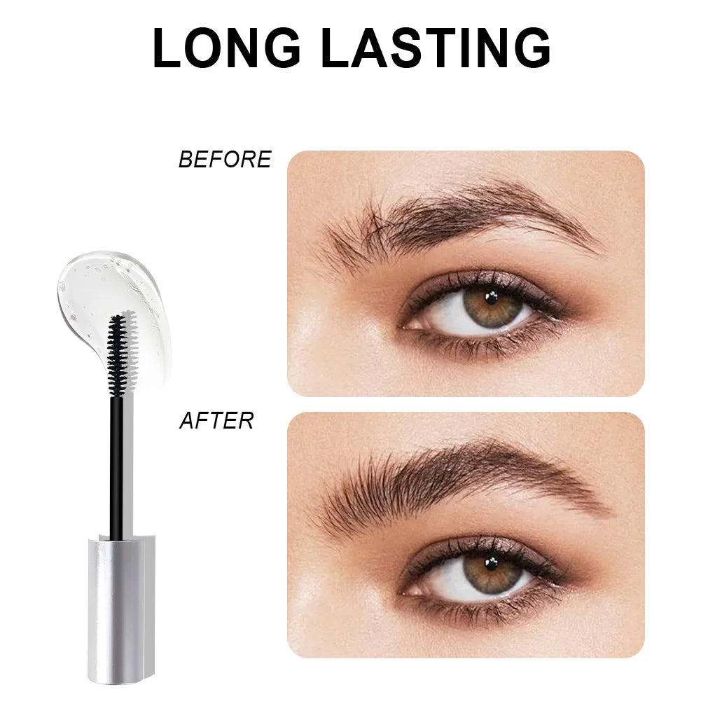 Waterproof Eyebrow Gel - Smudge-Proof, Long-Lasting Hold for a Natural Look