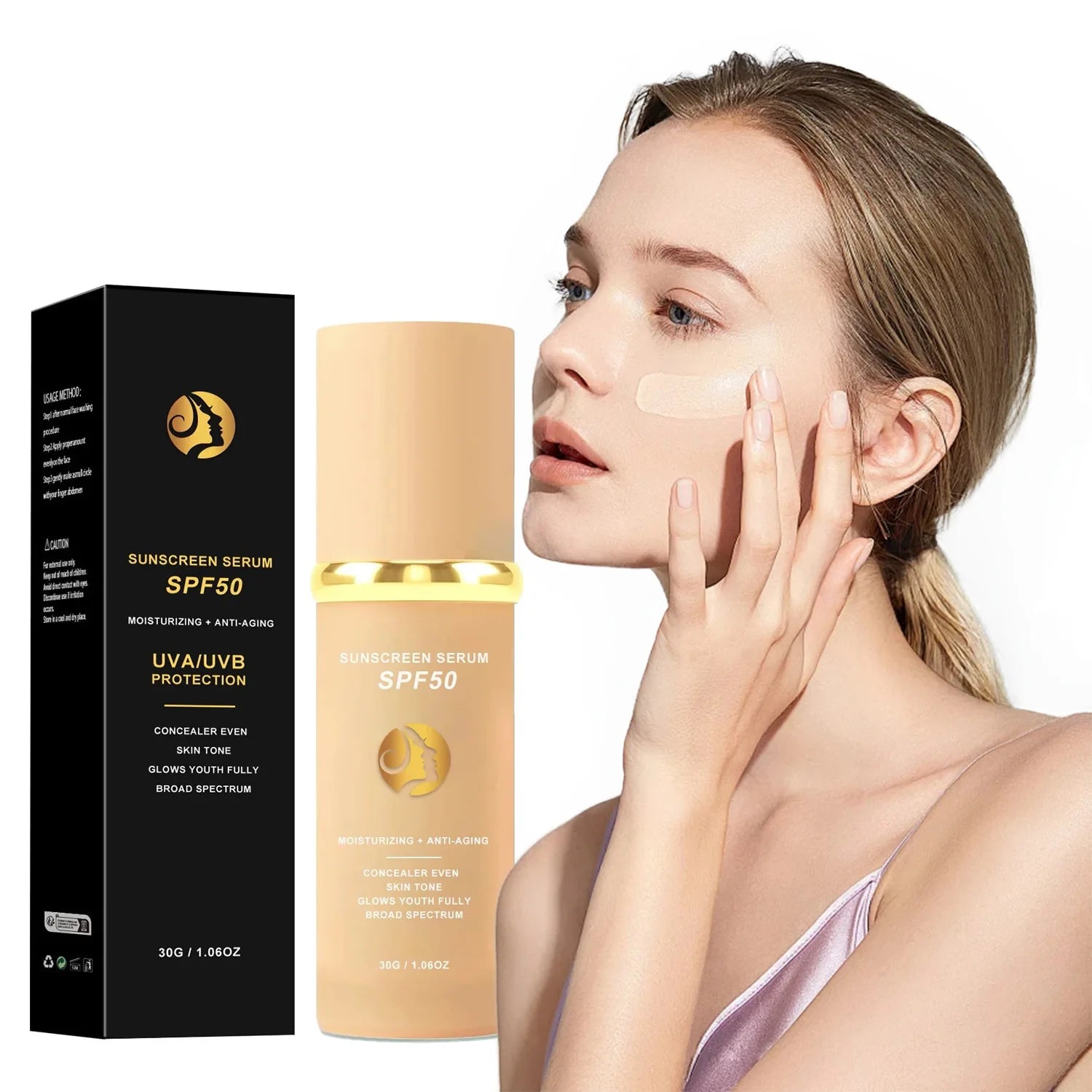 4-in-1 Liquid Foundation SPF 50 Full Coverage Concealer