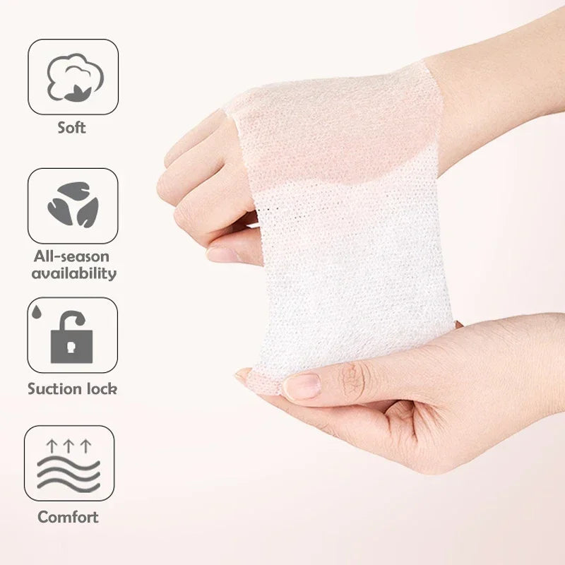 50pcs Stretchable Cotton Pads – Facial & Makeup Care