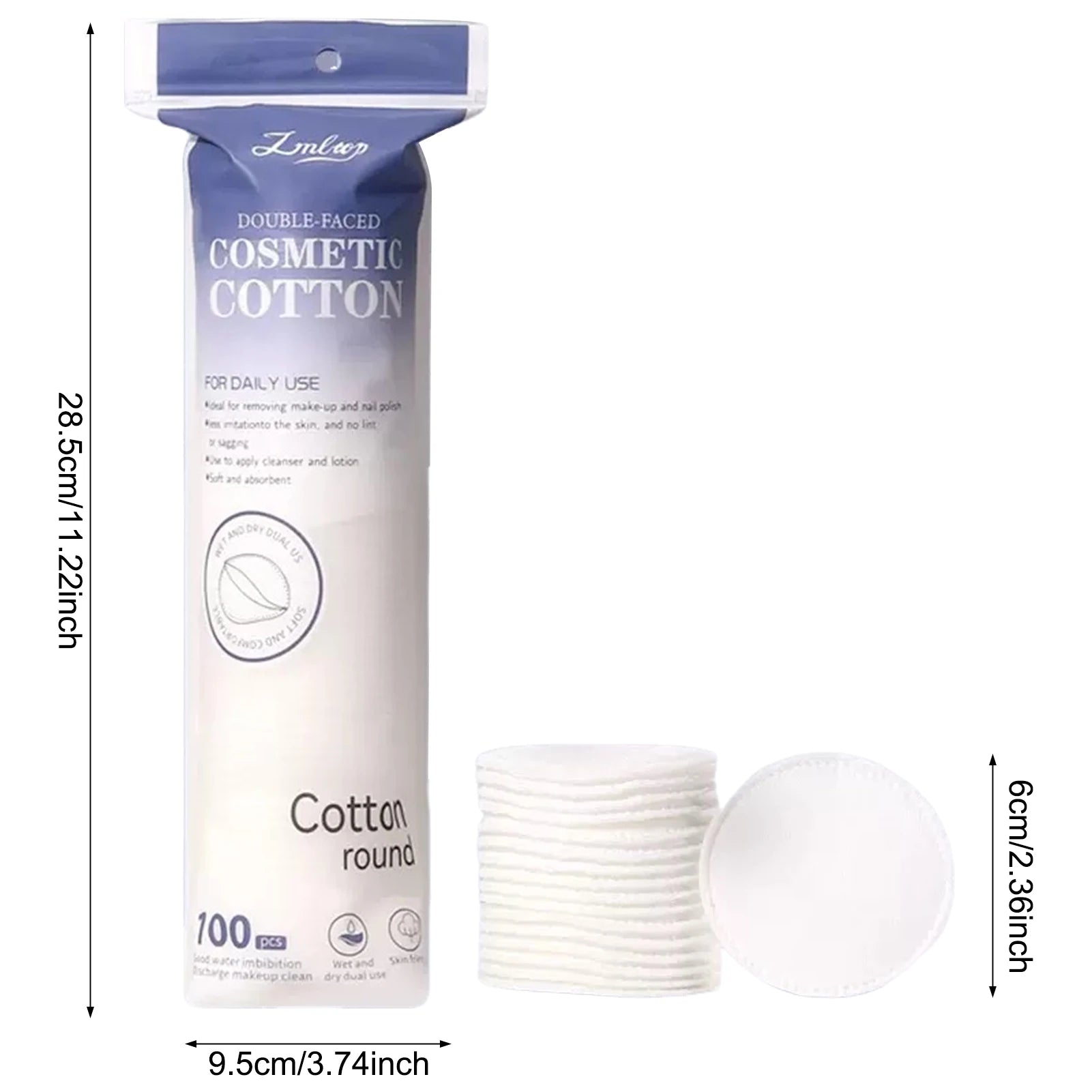 80/100/150pcs Disposable Cotton Pads – Makeup & Nail Care