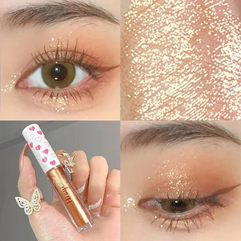 Waterproof Liquid Eyeshadow Highlighter Ultra Shiny Glitter
