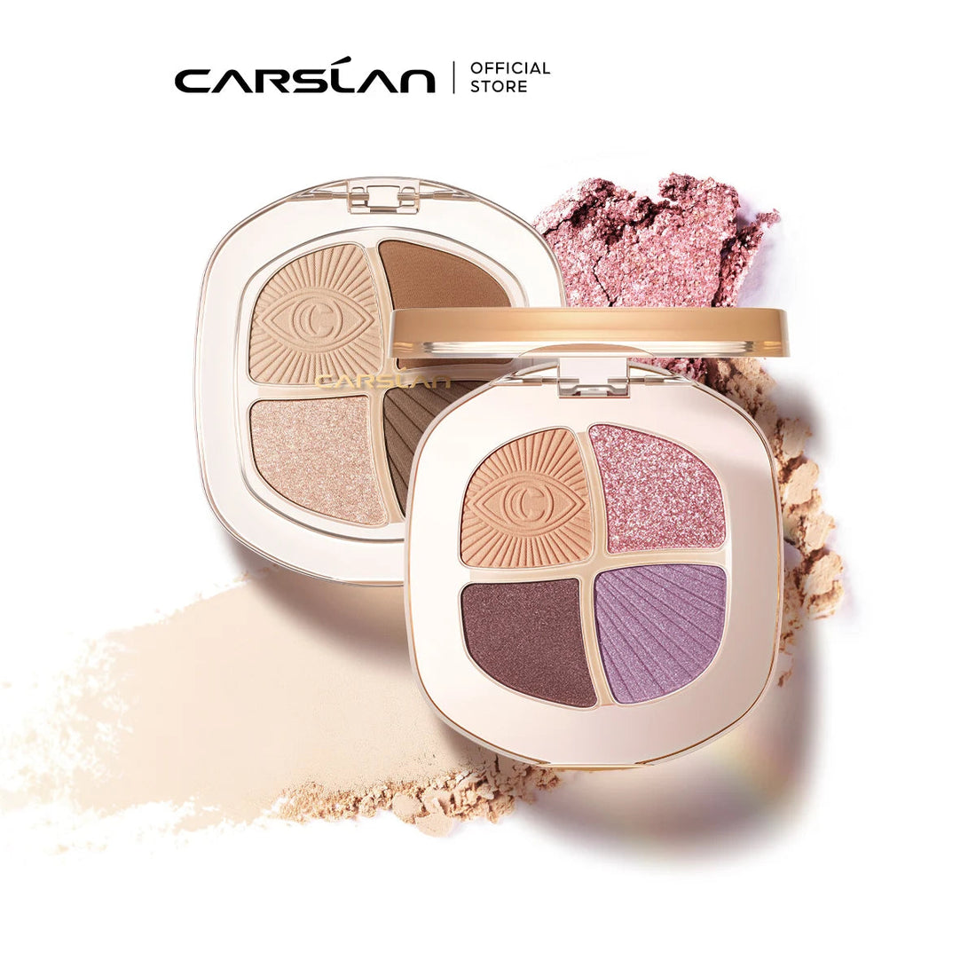 CARSLAN 4-Color Eyeshadow Palette Vervelle