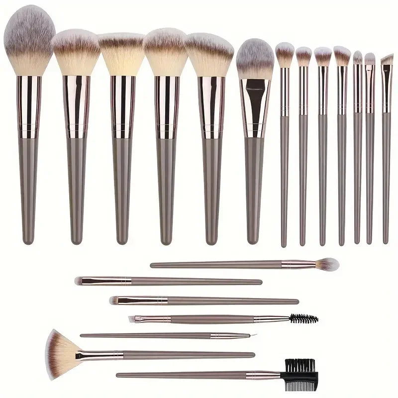 Makeup Brush Set with Storage Box Vervelle