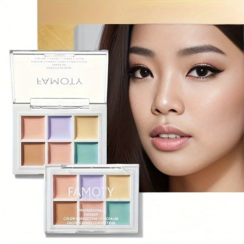 9-Tone Concealer Palette – Full Coverage for Acne, Dark Circles & Brightening Vervelle