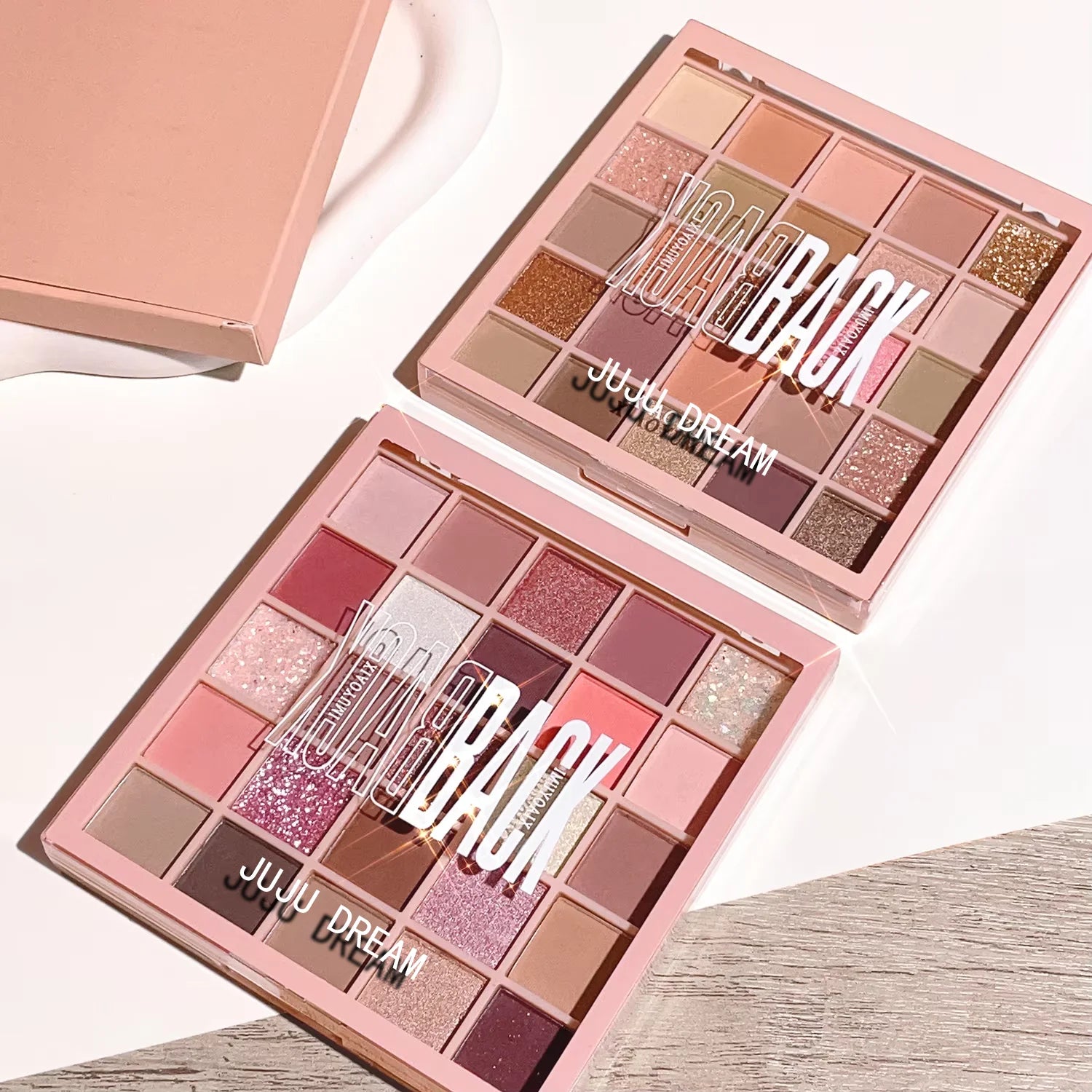 25-color eye shadow tray, oatmeal milk tea tray, sparkling powder