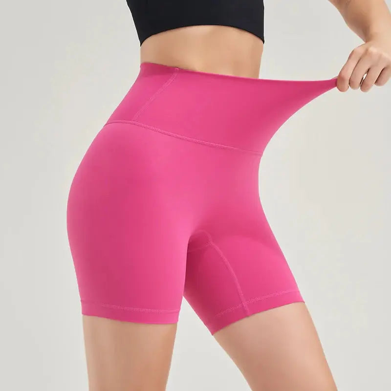Women’s High-Waist Gym & Yoga Shorts – Breathable, Elastic, Seamless Vervelle