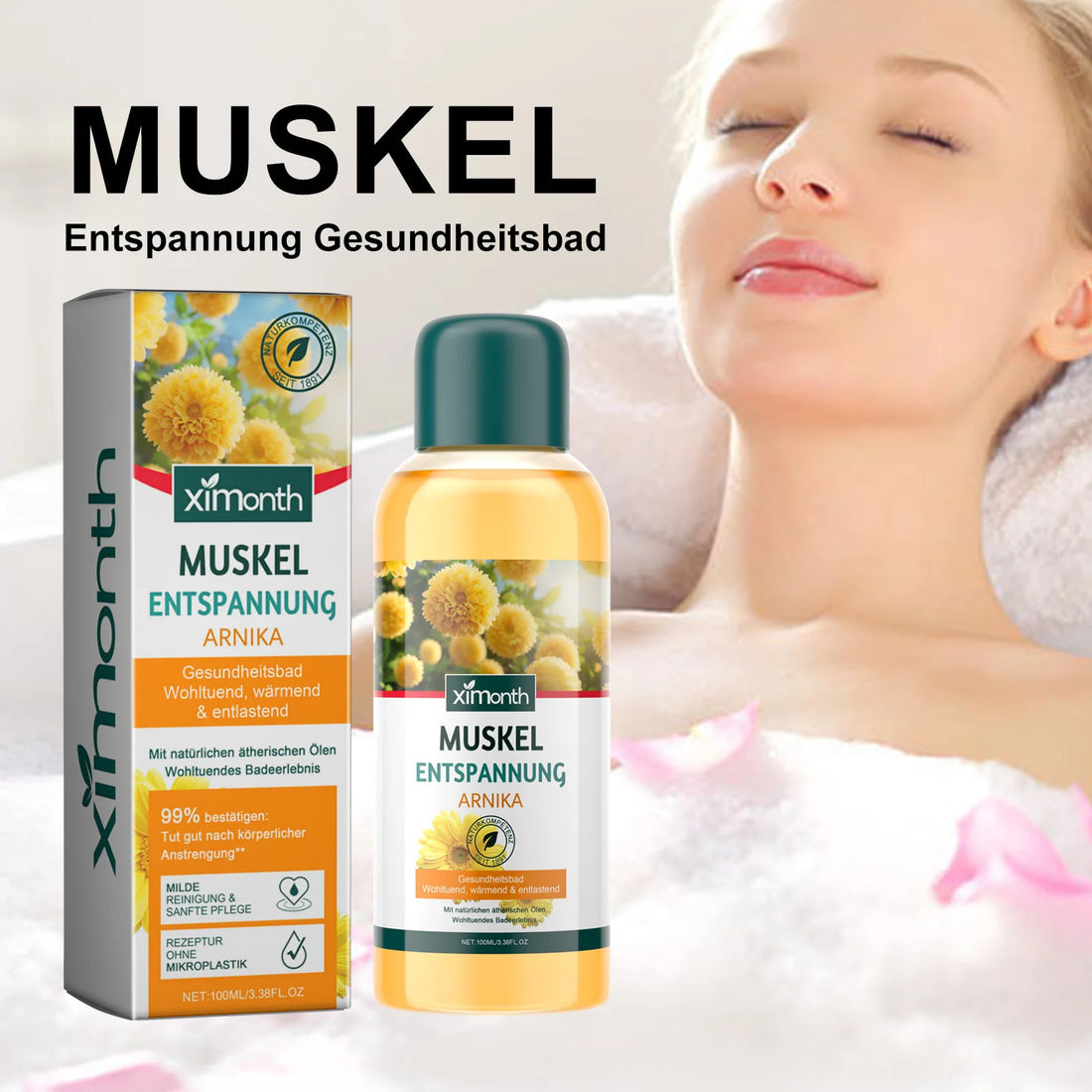 Moisturizing Bath Oil – Nourishing & Soothing Body Care