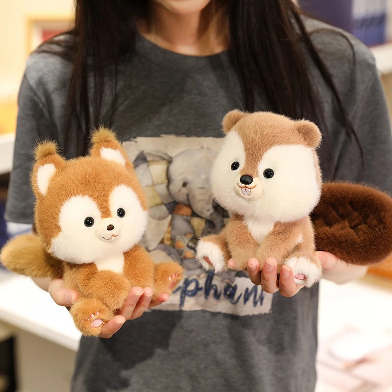 Cute Sitting Animal Plush Set Vervelle