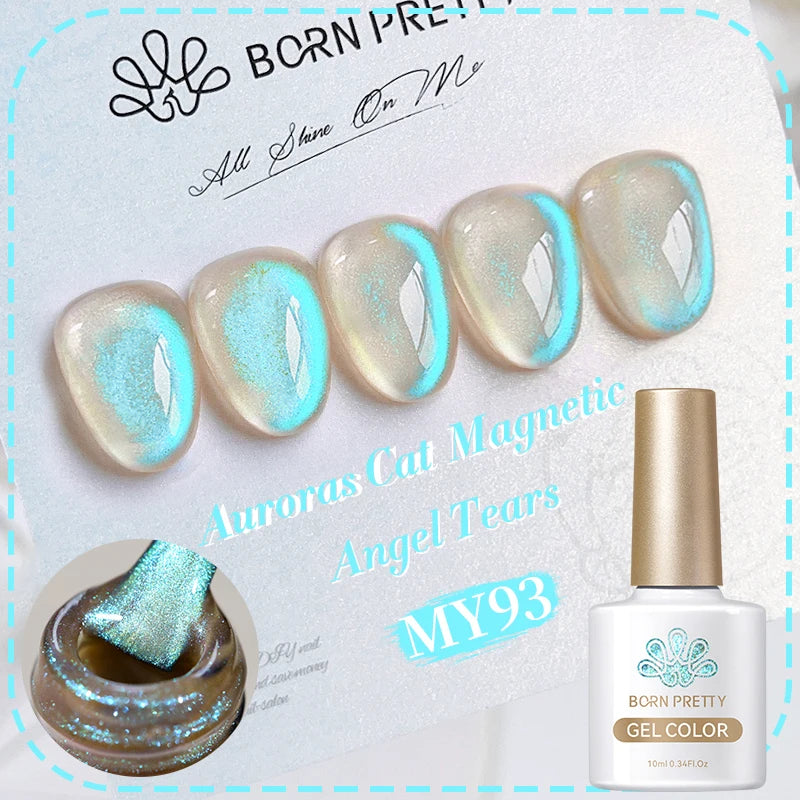 BORN PRETTY 10ml Silver Cat Magnetic Gel Nail Polish
