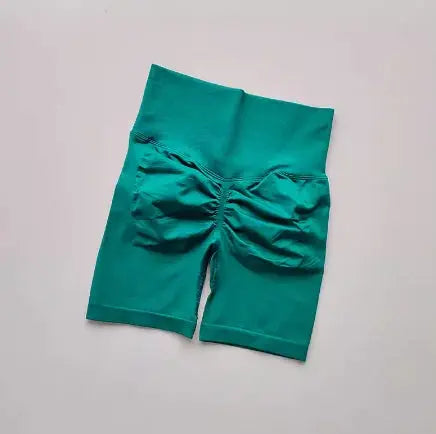 Women High Waist Yoga Shorts Hip-Lifting Quick-Dry Fitness Gym Pants Vervelle