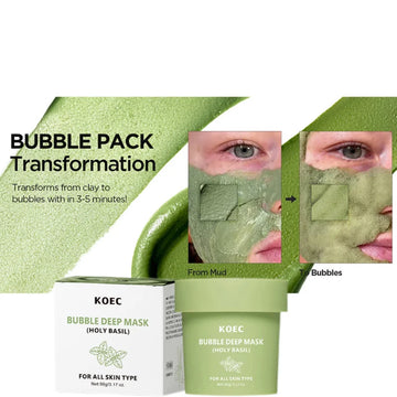 Cleansing Bubble Mud Mask Brand Facial Deep Cleansing