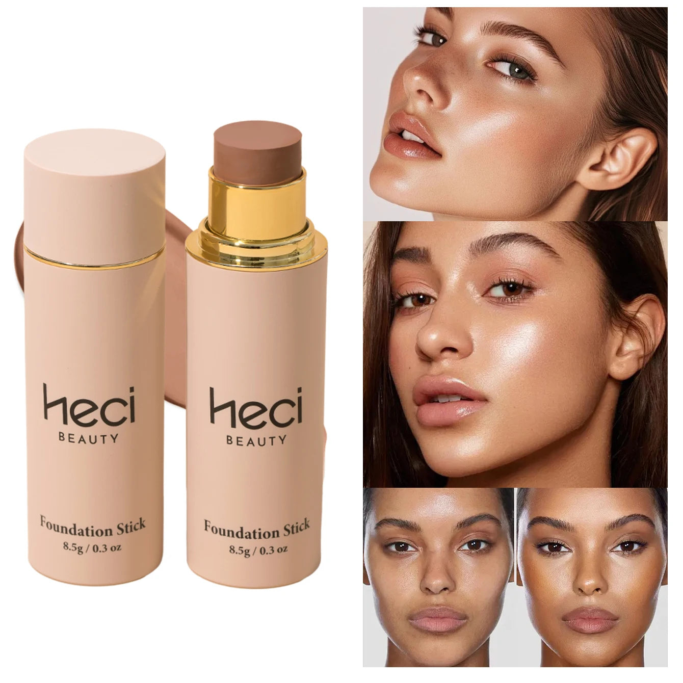 Shine-Free Balance Foundation & Contour Stick Matte