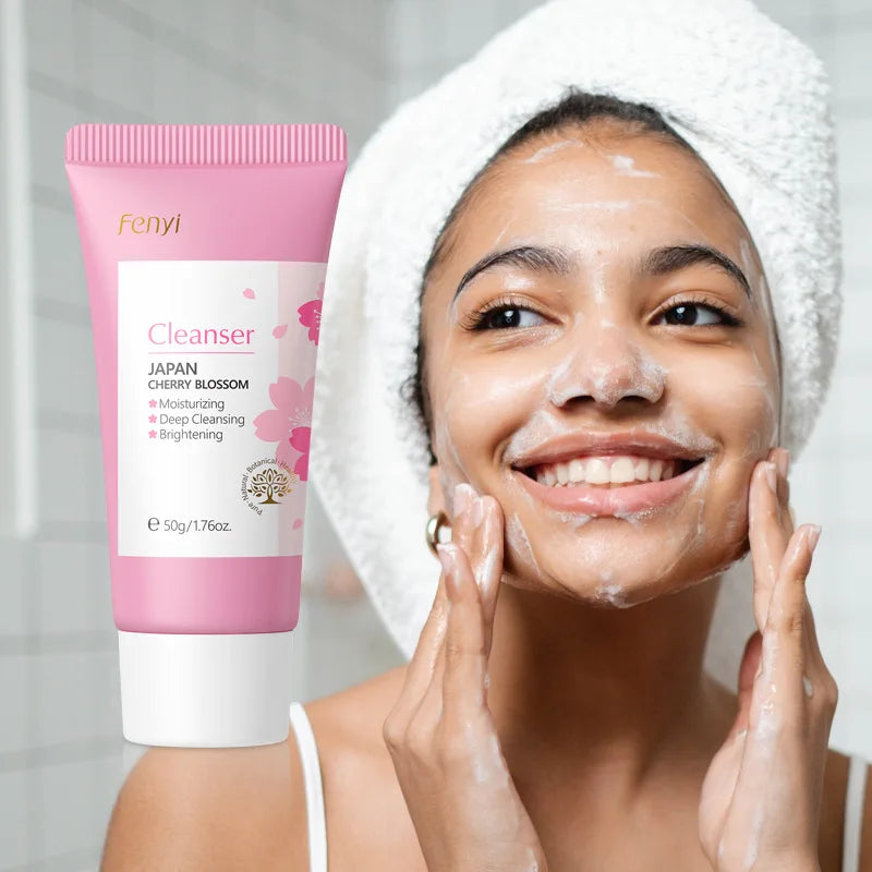 Japanese Cherry Blossom & Vitamin C Facial Cleanser Foam