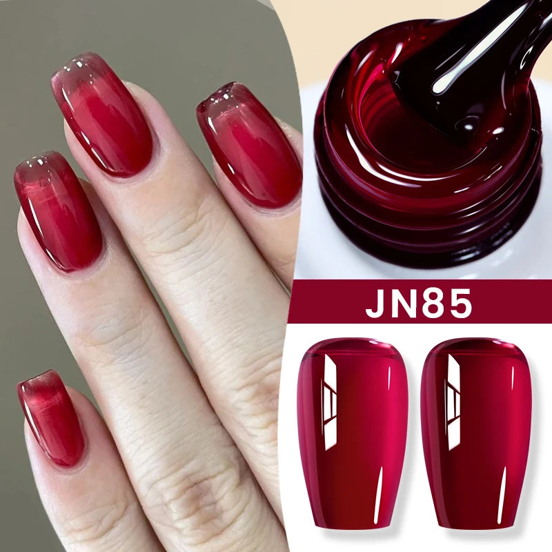 BORN PRETTY Jelly Nude Gel Nail Polish 10ml Light Pink