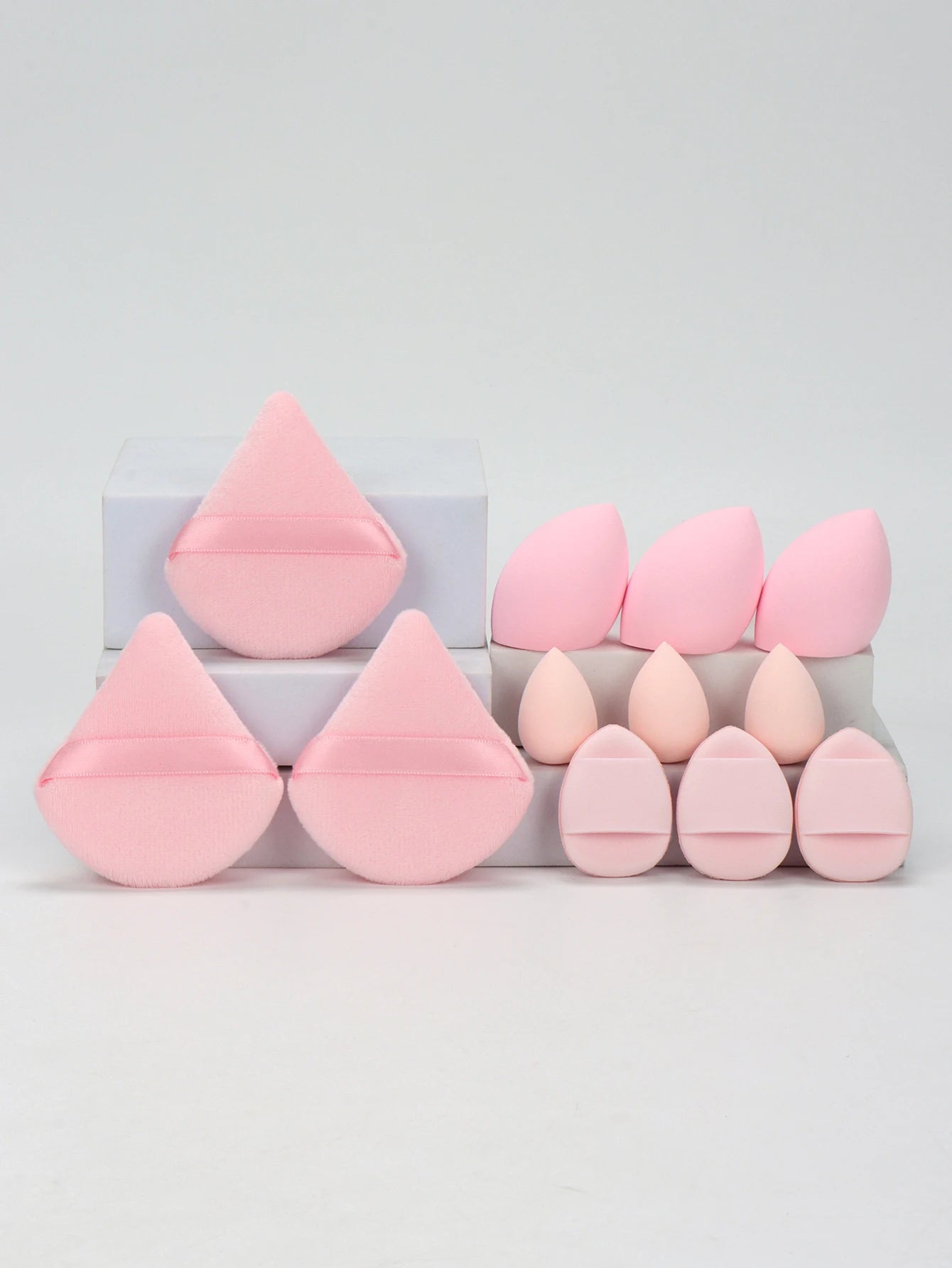 12Pcs Makeup Sponge & Puff Set for Blending & Powder Vervelle