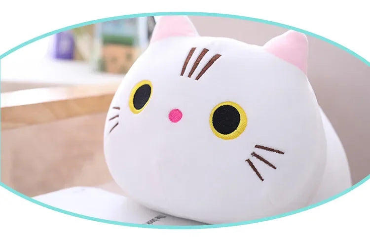 Kawaii Cat Plush Pillow Vervelle