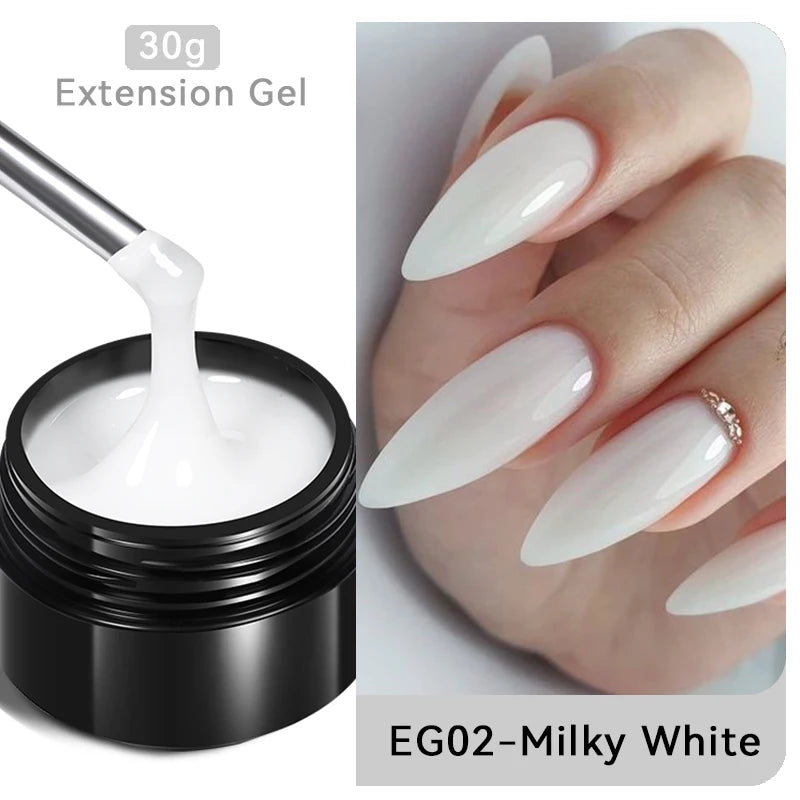 BORN PRETTY 30ml Milky White Hard Gel Nail Extension
