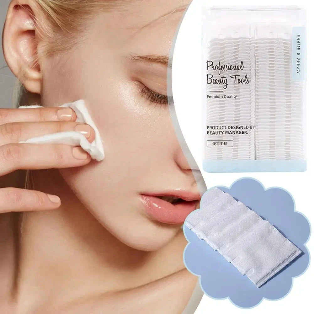 Disposable Double-Sided Cotton Pads – Makeup & Facial Care Vervelle