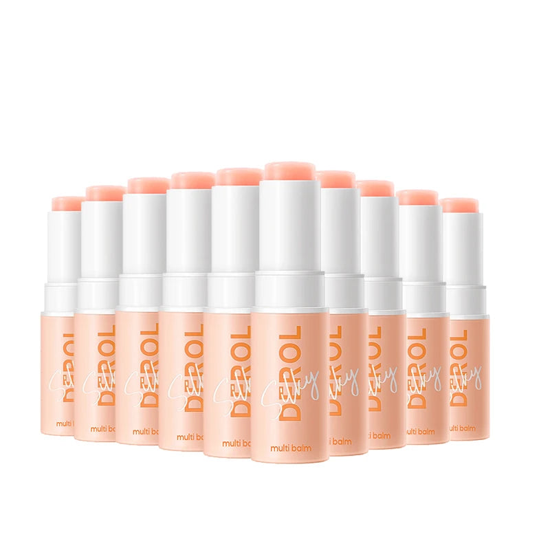 DEROL Multi-Moisture Face Balm Stick 4 Colors Mint Hydration for Face and Neck