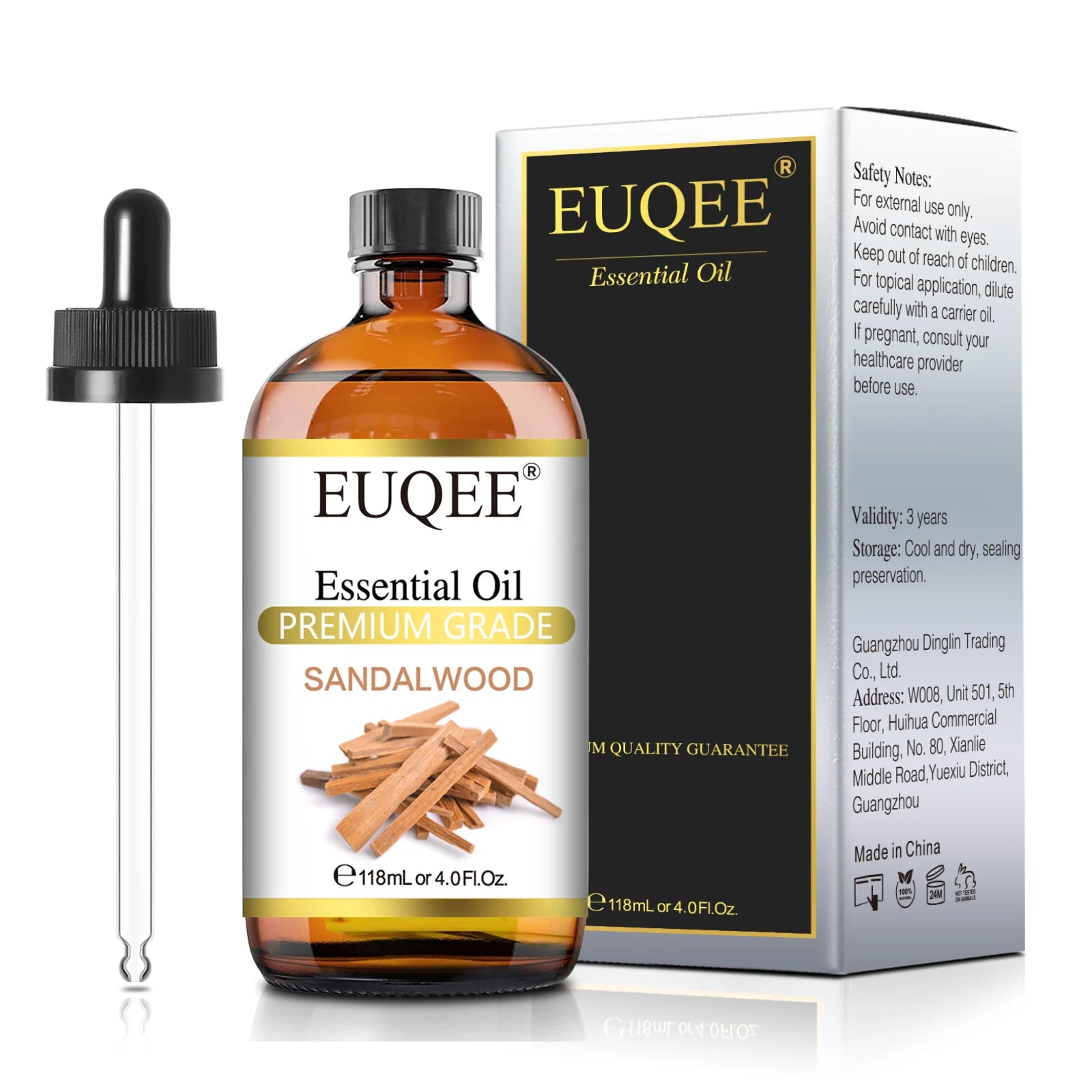 EUQEE Essential Oils 4oz – Aromatherapy & Home Fragrance