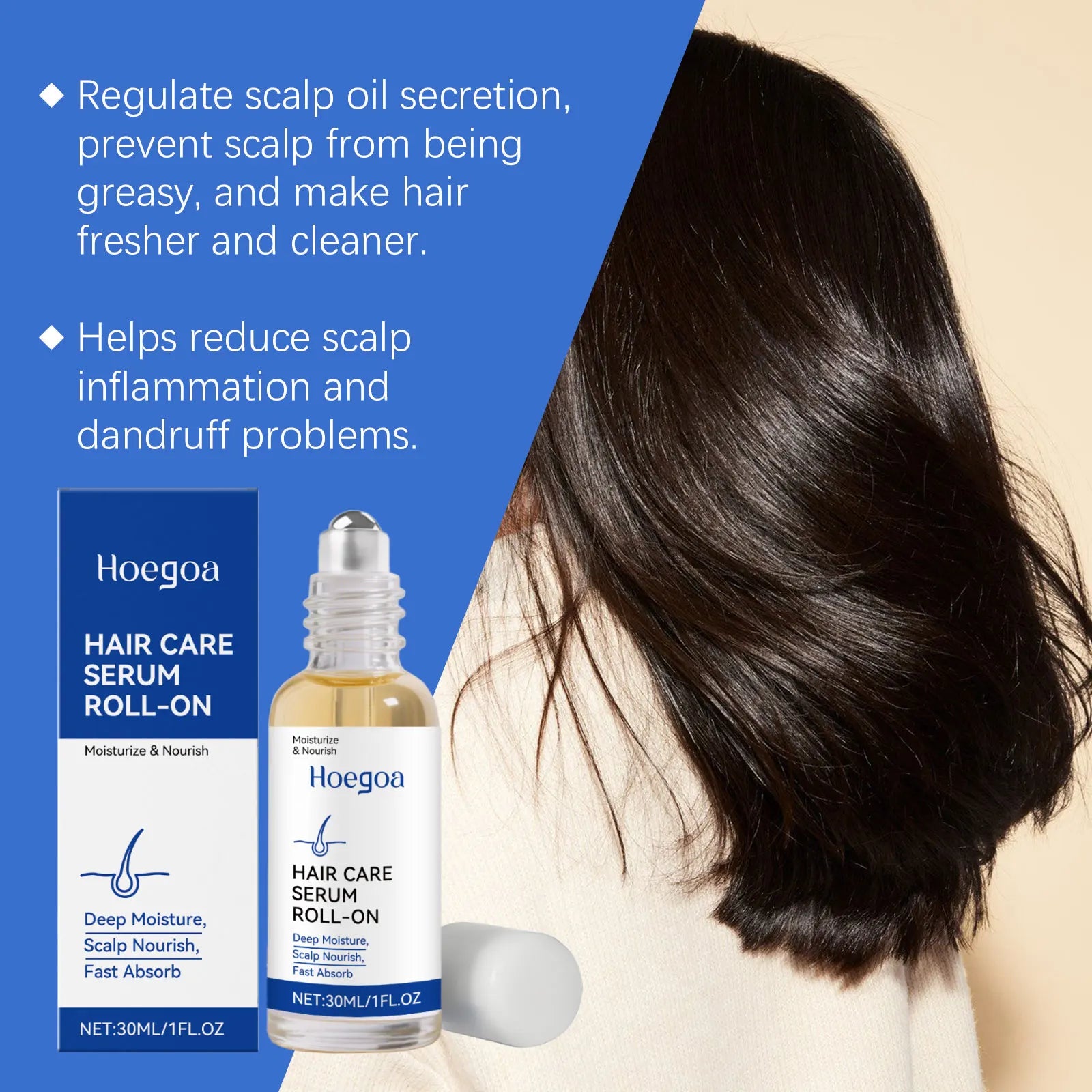 Hair Serum For Strengthening Root Anti Baldness Reduce Loss Repair Damaged