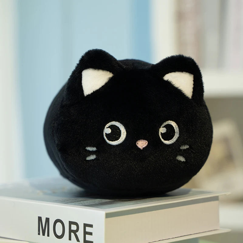 Plump Peach Cat Plush Vervelle