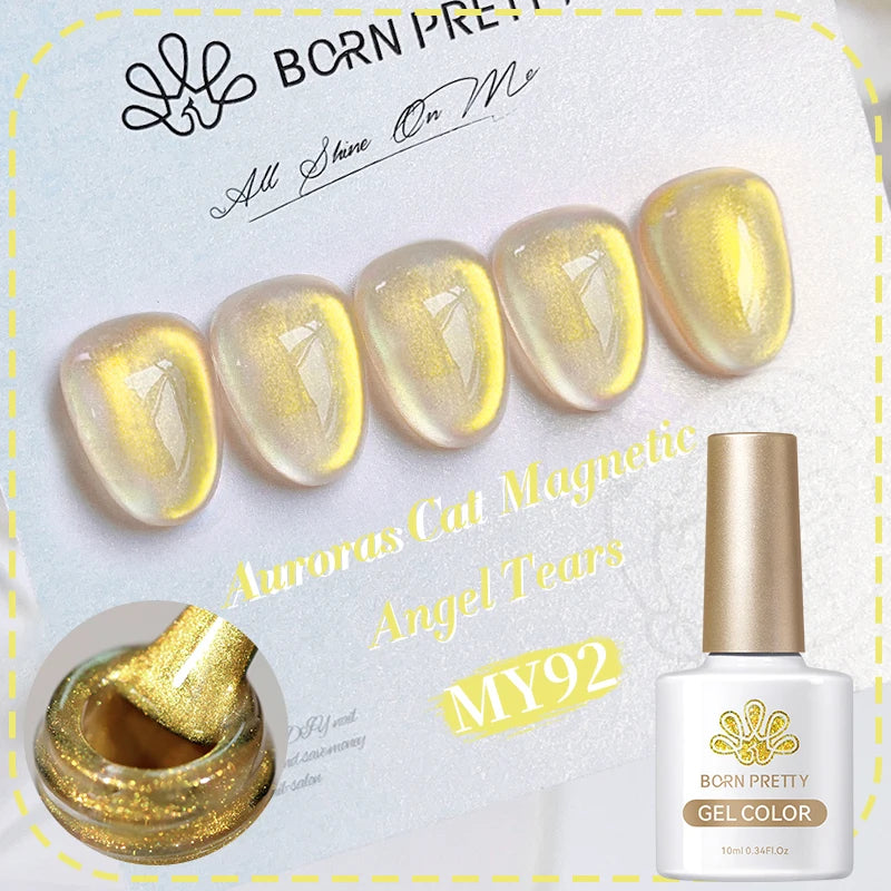 BORN PRETTY 10ml Silver Cat Magnetic Gel Nail Polish