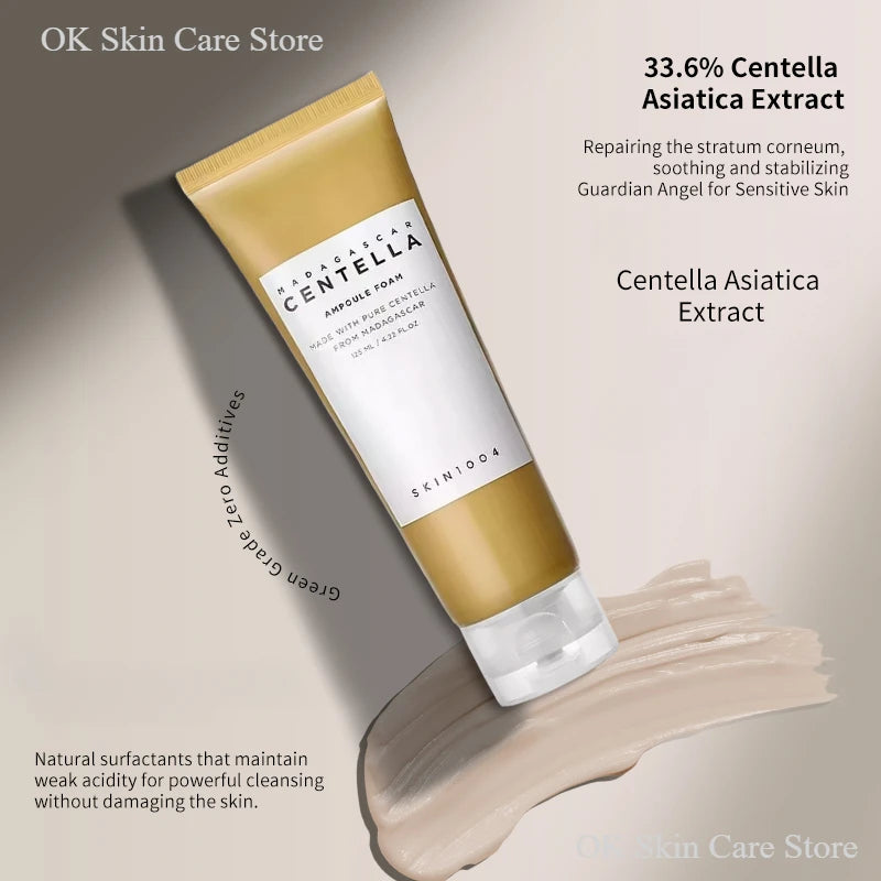 Korean Skin1004 Centella Ampoule Toner Cleanser Face Serum Cleaning Oil and Moisturizer Cream Skincare Kit Original Products Set