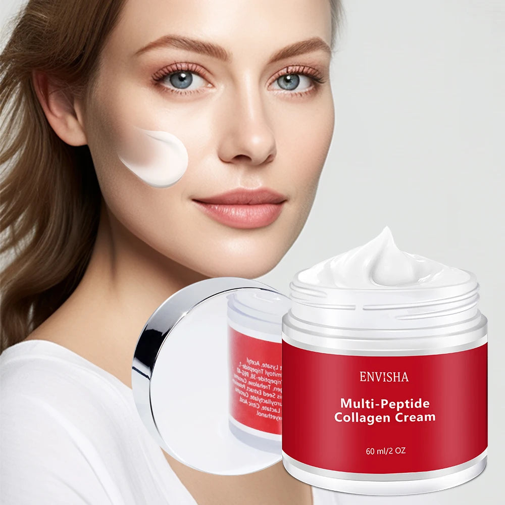 Face Cream Multi Peptide Collagen Skin Care Anti-Wrinkle Aging Moisturizing