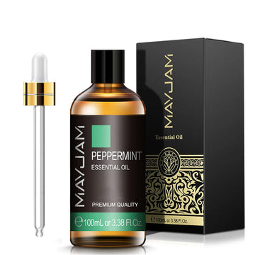 MAYJAM Essential Oils 100ml – Peppermint, Lavender & Lemongrass for Diffuser, Massage & Relaxation