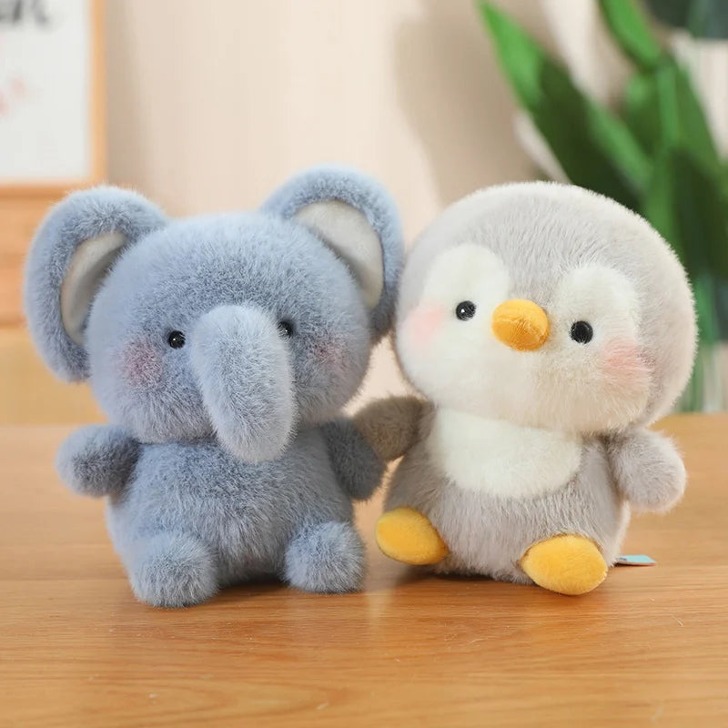 Cute Sitting Animal Plush Set Vervelle