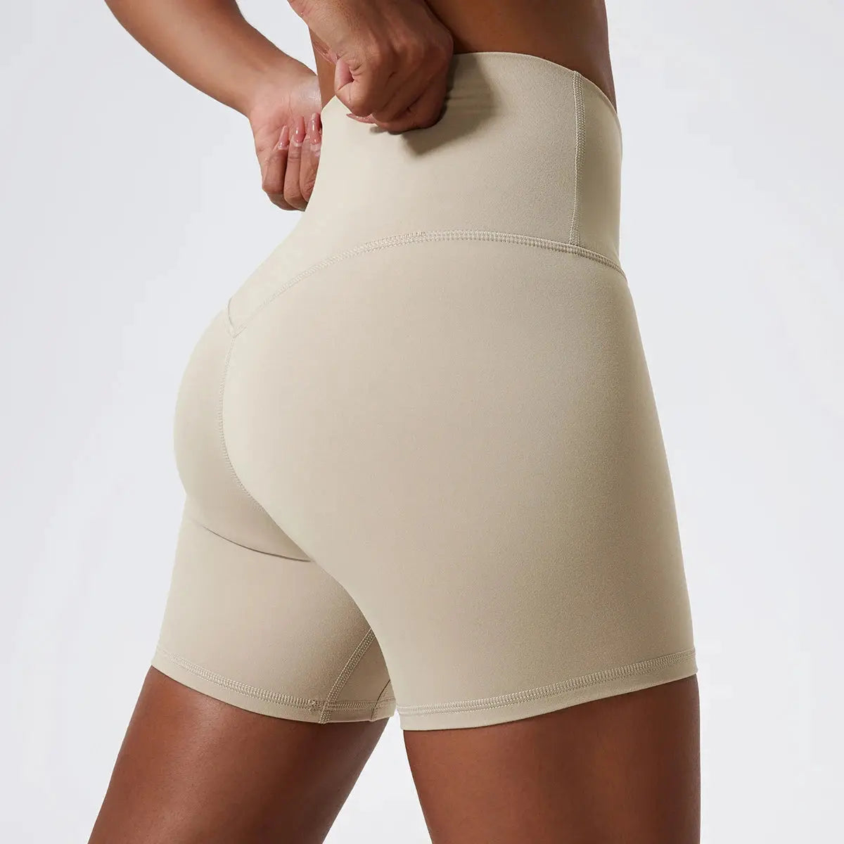 Super Soft Women’s High-Waist Yoga & Gym Shorts – Push-Up, Premium Fitness Vervelle