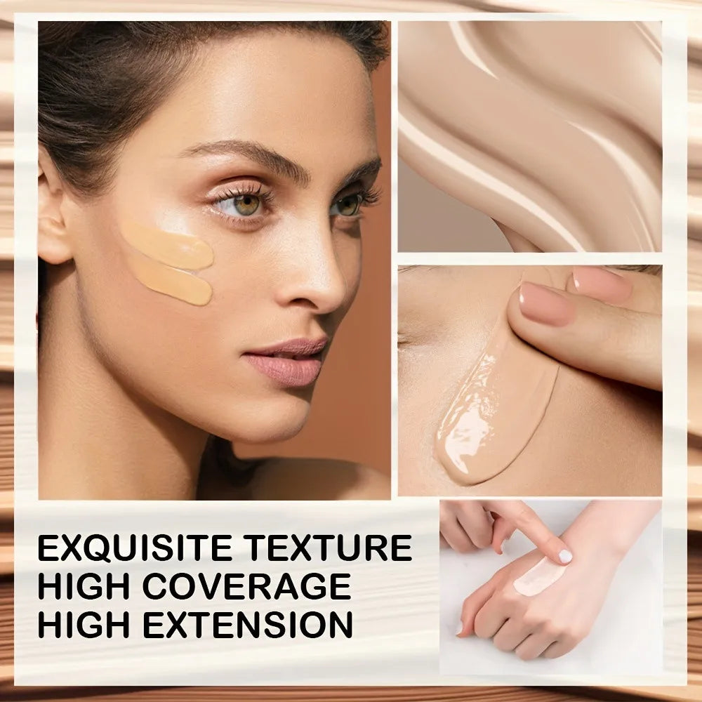 5-Color Foundation & Concealer Set – Matte Waterproof
