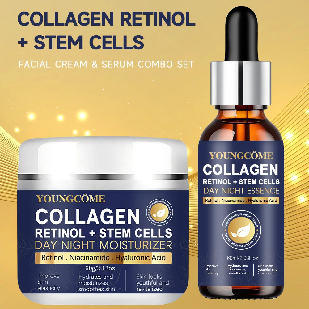 YOUNGCOME Neck & Face Night Cream – Anti-Aging Retinol Set