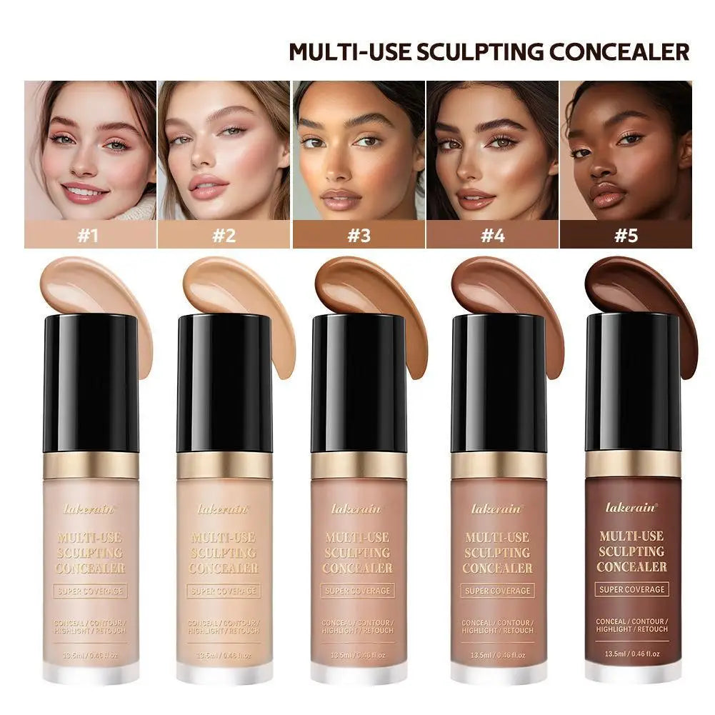 Super Coverage Concealer – Multi-Use Cream for Contour, Highlight & Retouch Vervelle