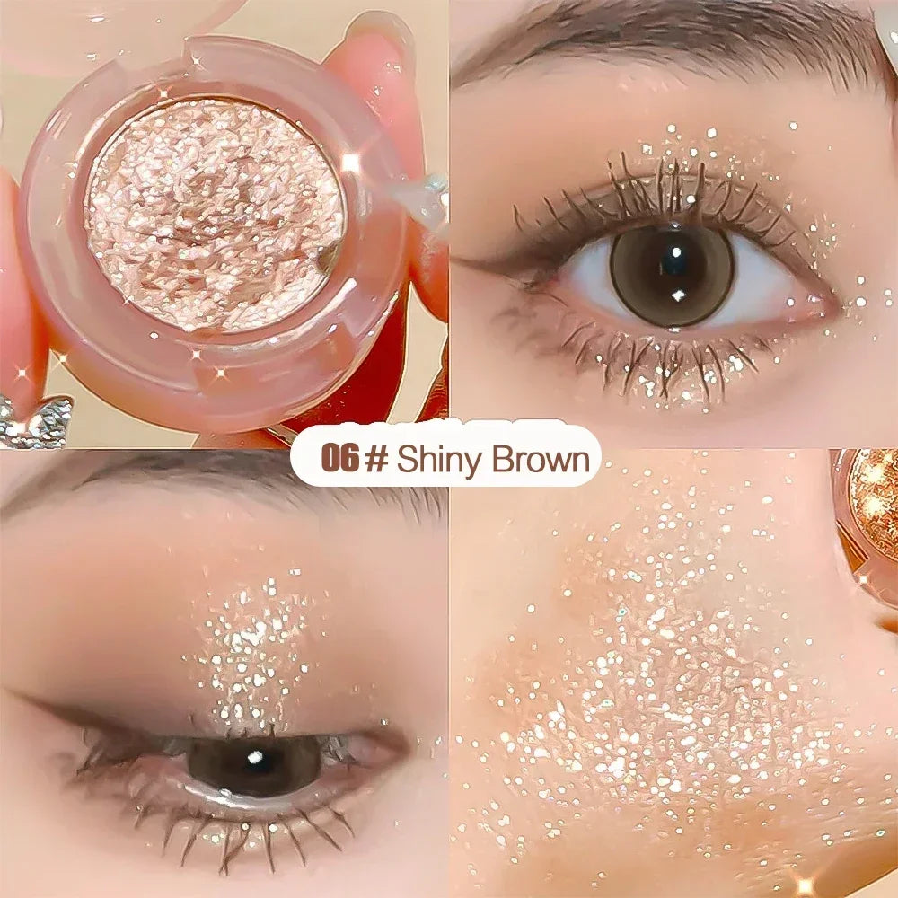 Diamond Glitter Eyeshadow Palette Waterproof Long-Lasting