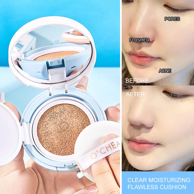OCHEAL Whitening CC Air Cushion – BB Cream Liquid Foundation & Concealer Vervelle