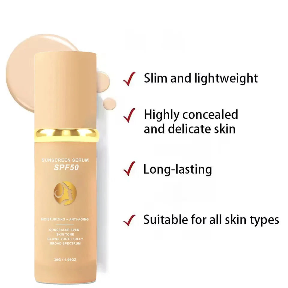 4-in-1 Liquid Foundation SPF 50 Full Coverage Concealer