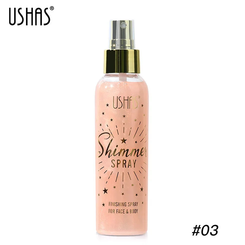 Liquid Highlight Spray Body Face Waterproof Makeup