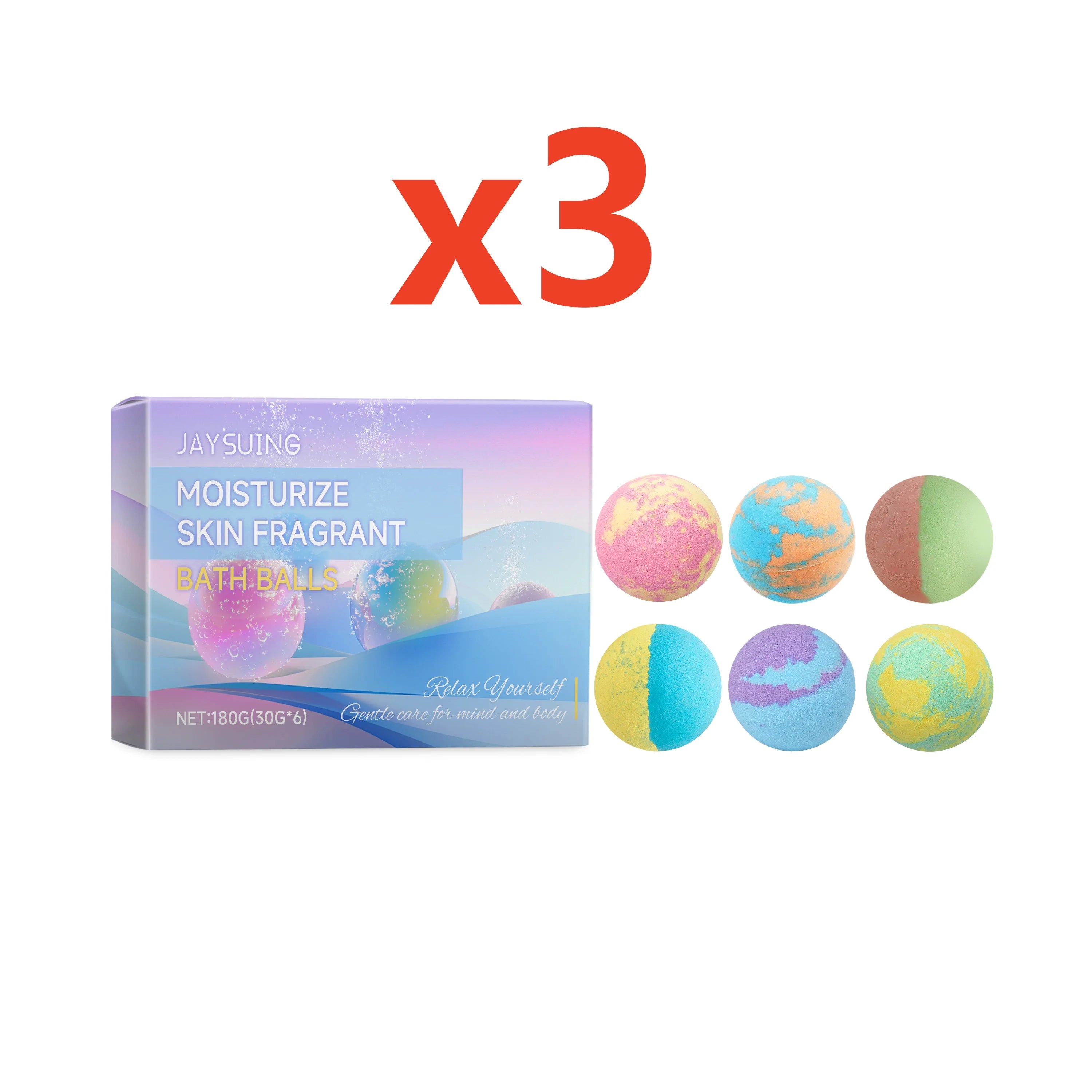 Aromatherapy Bath Bombs - Floral Scent Spa Bubble Set