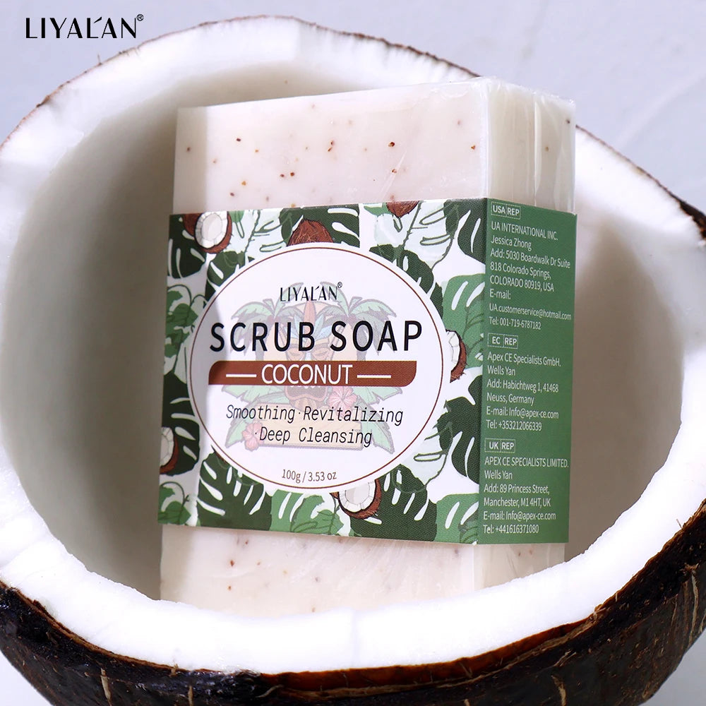 Coconut Exfoliating Soap Bar – Moisturizing & Smooth Skin