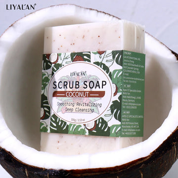 Coconut Exfoliating Soap Bar – Moisturizing & Smooth Skin