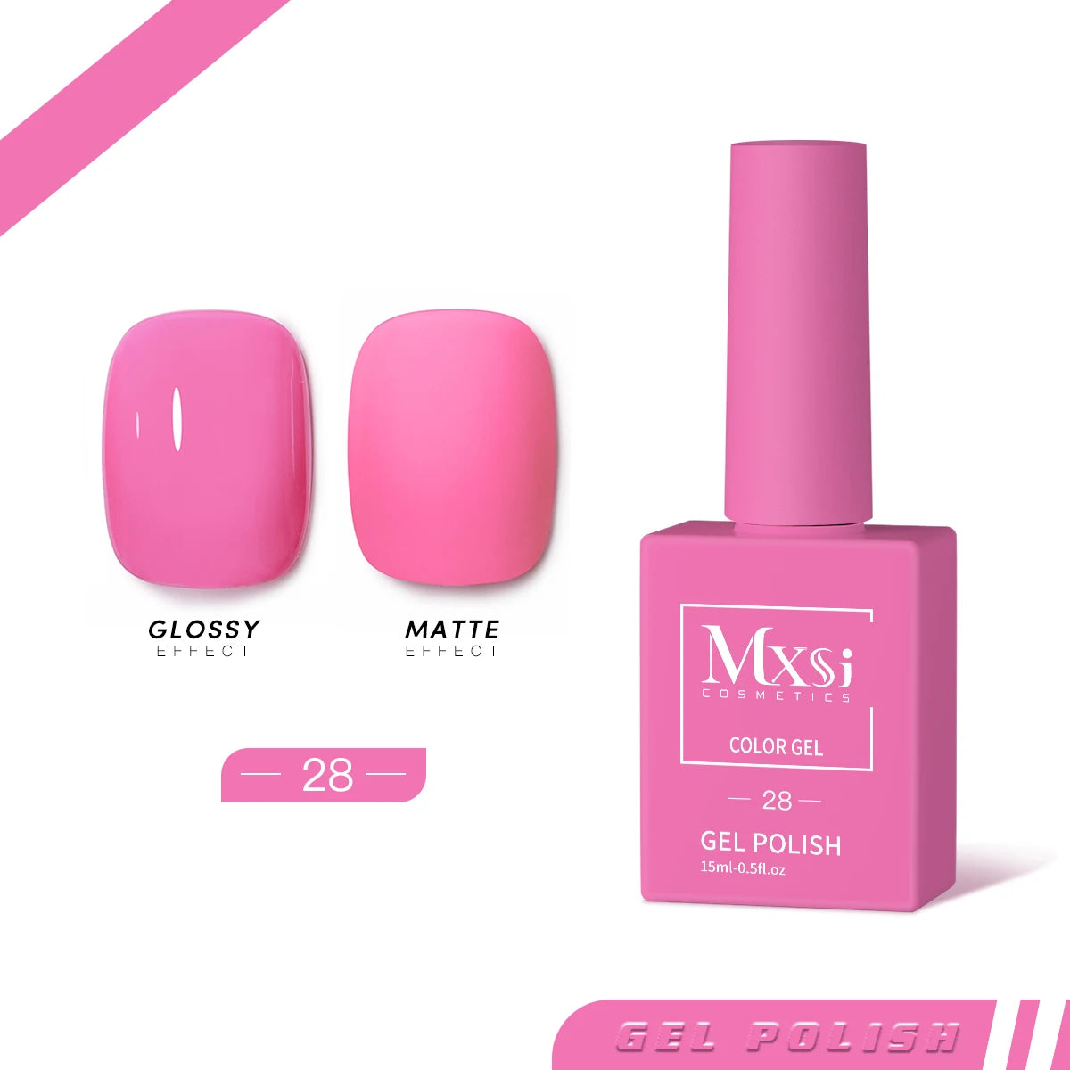 Mxsi 15ml Gel Nail Polish Neon & Pastel UV Gel Varnish