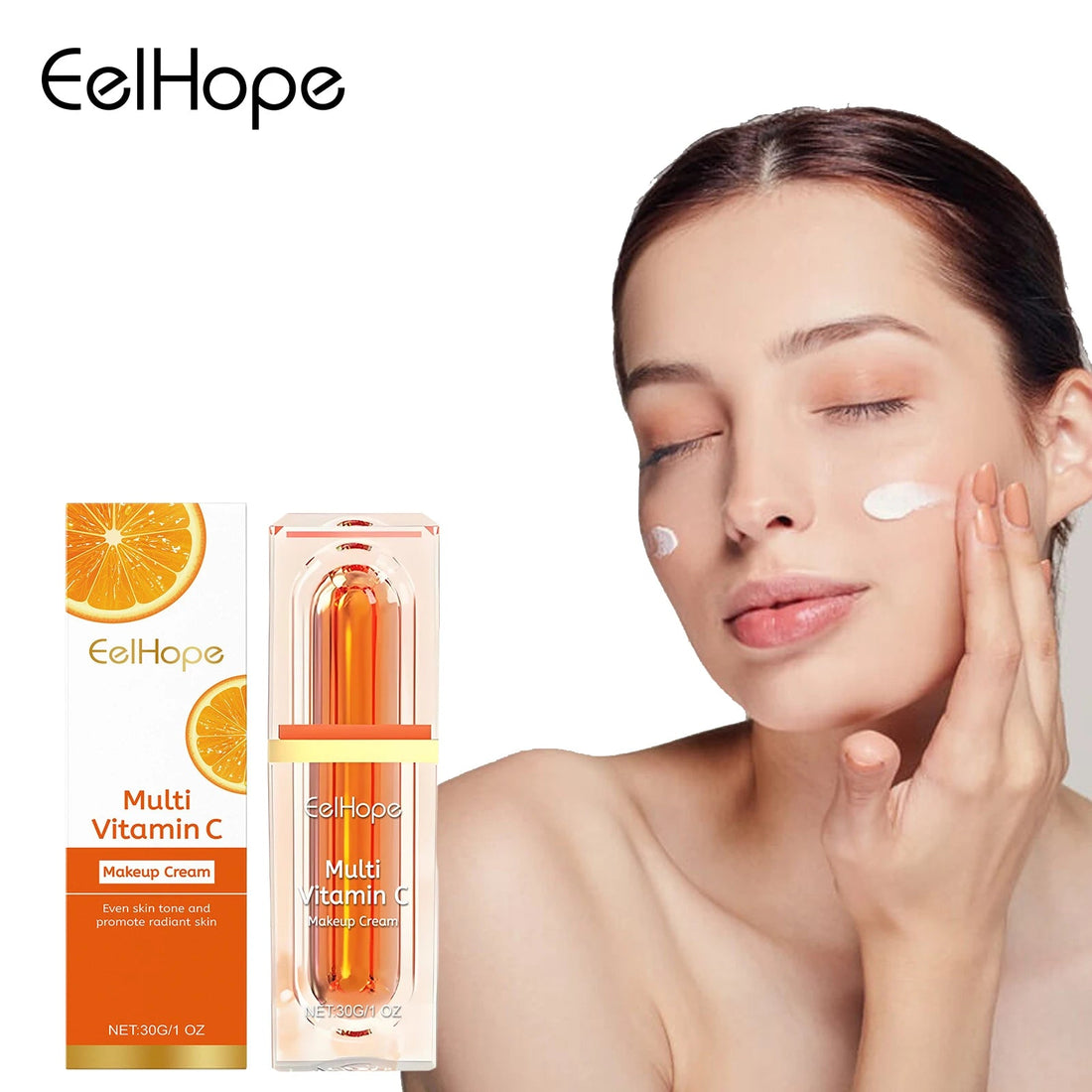 Multi Vitamin C Makeup Cream – Brightening Concealer & Skin Barrier Repair 30g Vervelle