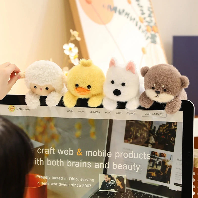 Cute Sitting Animal Plush Set Vervelle